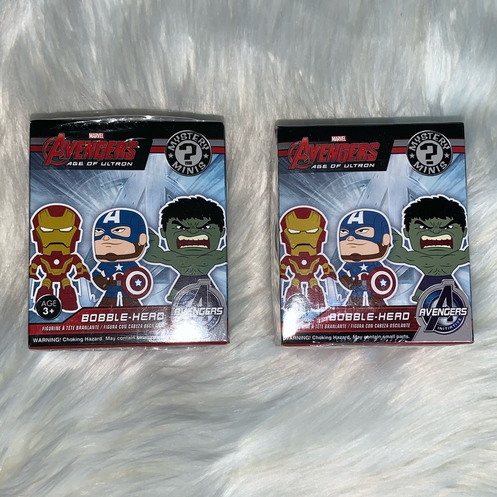 Set of Two Funko Avengers Mystery Minis Bobblehead
